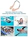 Pelopy 10 Pieces Silicone Nose Plugs Swimming Nose Clips Training Swimmer Protector with Steel for Adults Competition Using(Adult Size)