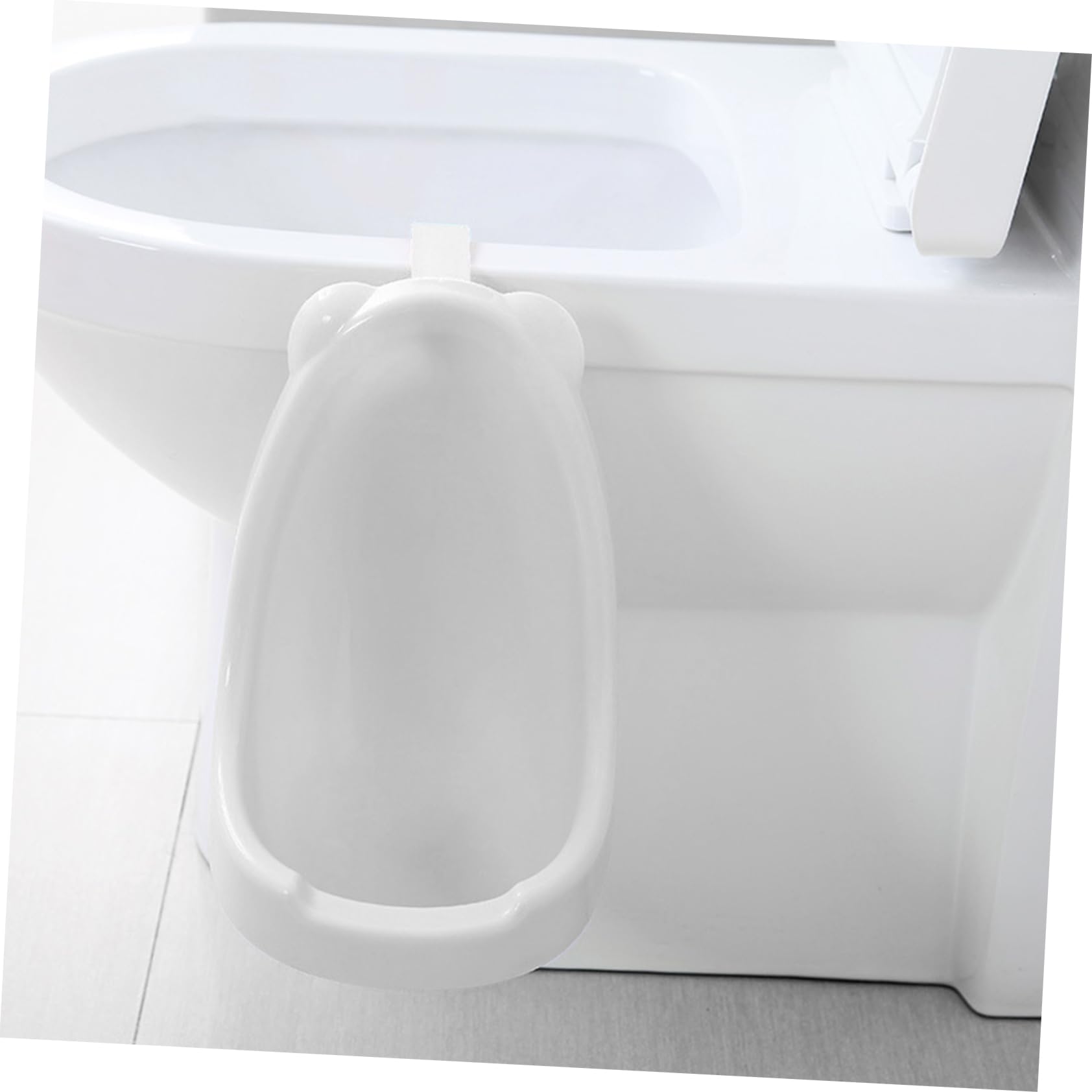 Urinario de Pie para Niño, Orinal Infantil de Pp Blanco | Diseño Dividido y Suspensión, Forma de Dibujos Animados, para Niños Pequeños