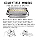 94M Series 9 Shaver Head Replacement Part Compatible with Braun Series 9 Pro Replacement Heads,94M Blades for Braun Series 9 Electric Razors 9290cc,9370cc,9376cc,9293s,9260s,9295cc,9390cc,9330s
