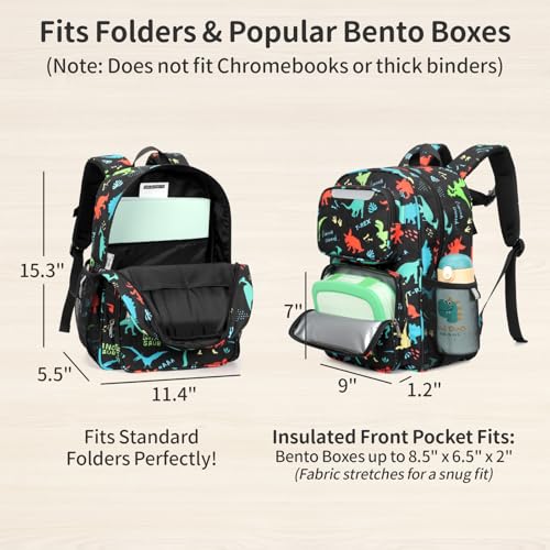 BrainyBees Dinosaur Backpack for Boys
