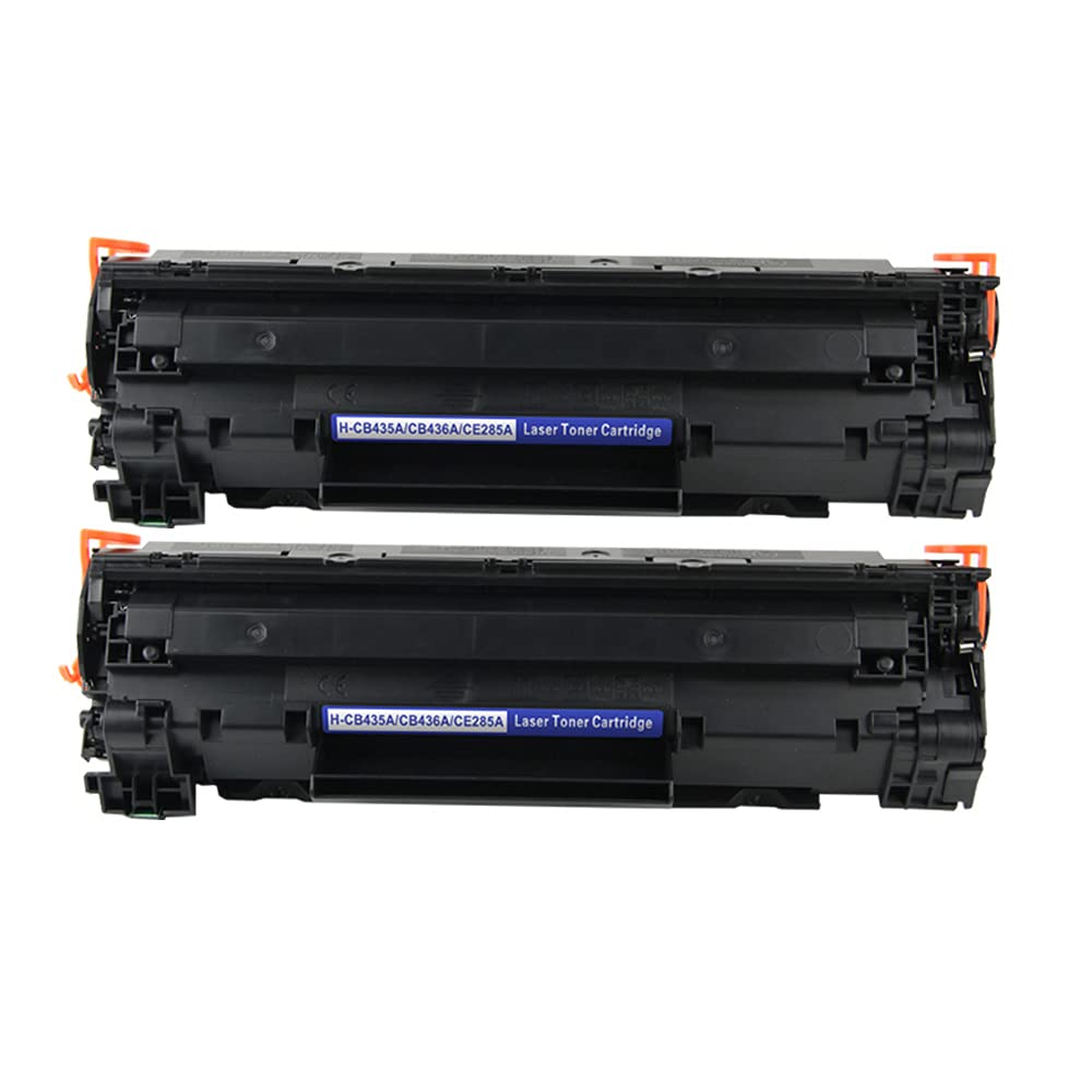 Fimpex Compatible Toner Cartridge Replacement for HP LaserJet P1005 P1006 P1007 P1008 P1009 CB435A (Black, 2-Pack)