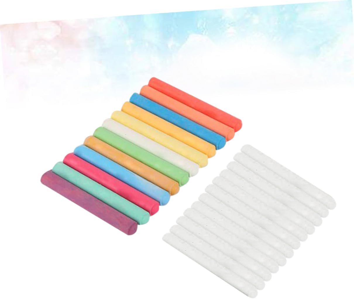 Operitacx Sets Dust Water-soluble Chalk Pens Chalkboard Chalks for Teacher Box Pcs