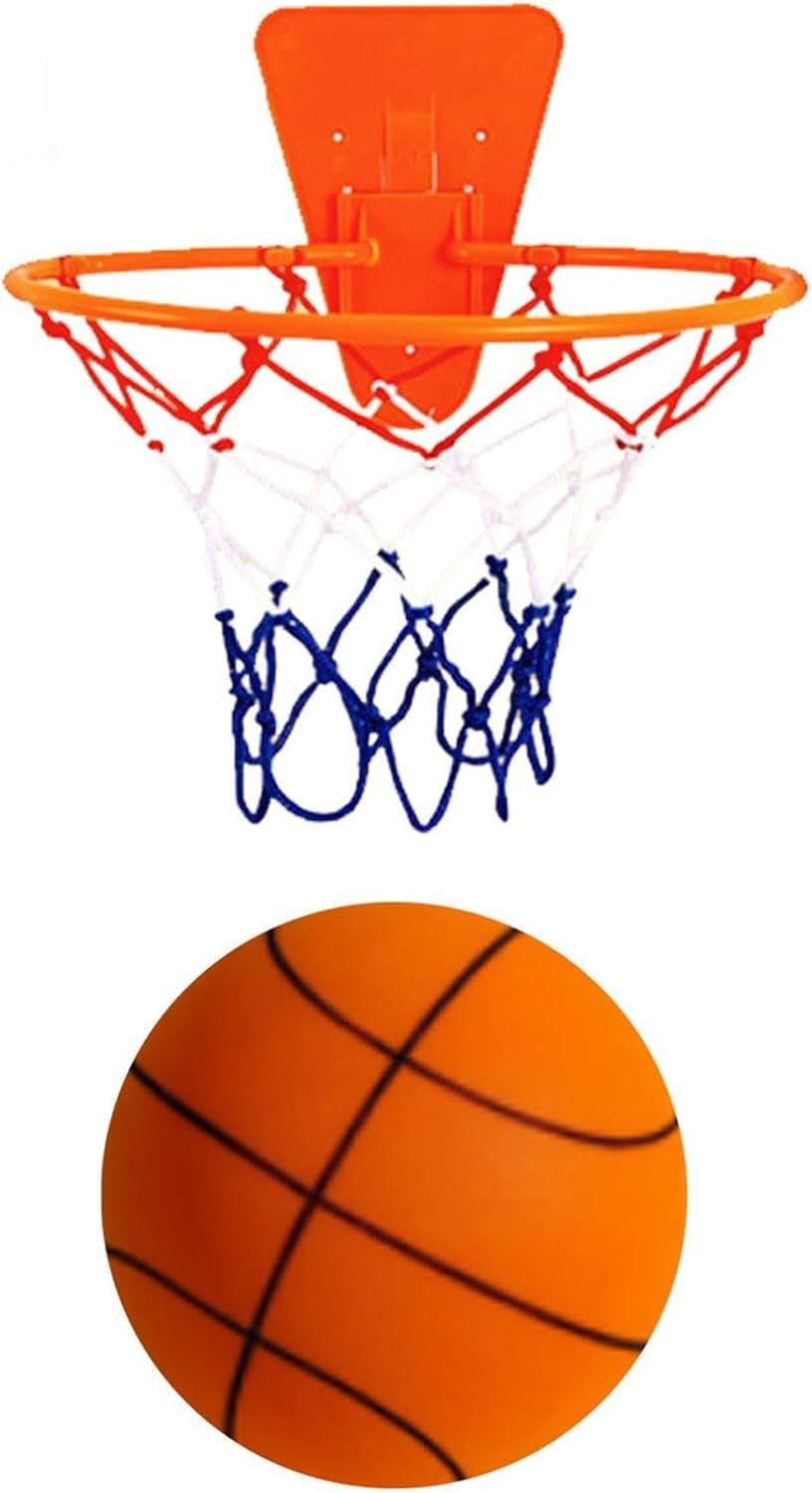 Ballon De Basket Silencieux En Mousse – Taille 5 Ou 7 – Idéal Intérieur Sans Bruit – Entraînement Domicile