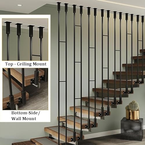 Balustres d'escalier en fer pour rénover un garde-corps vieilli