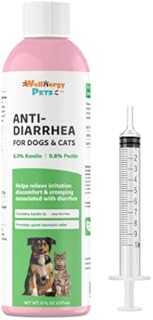 Wellnergy Pets Anti-Diarrhea for Dogs & Cats (8 oz Liquid)(Syringe Included)
