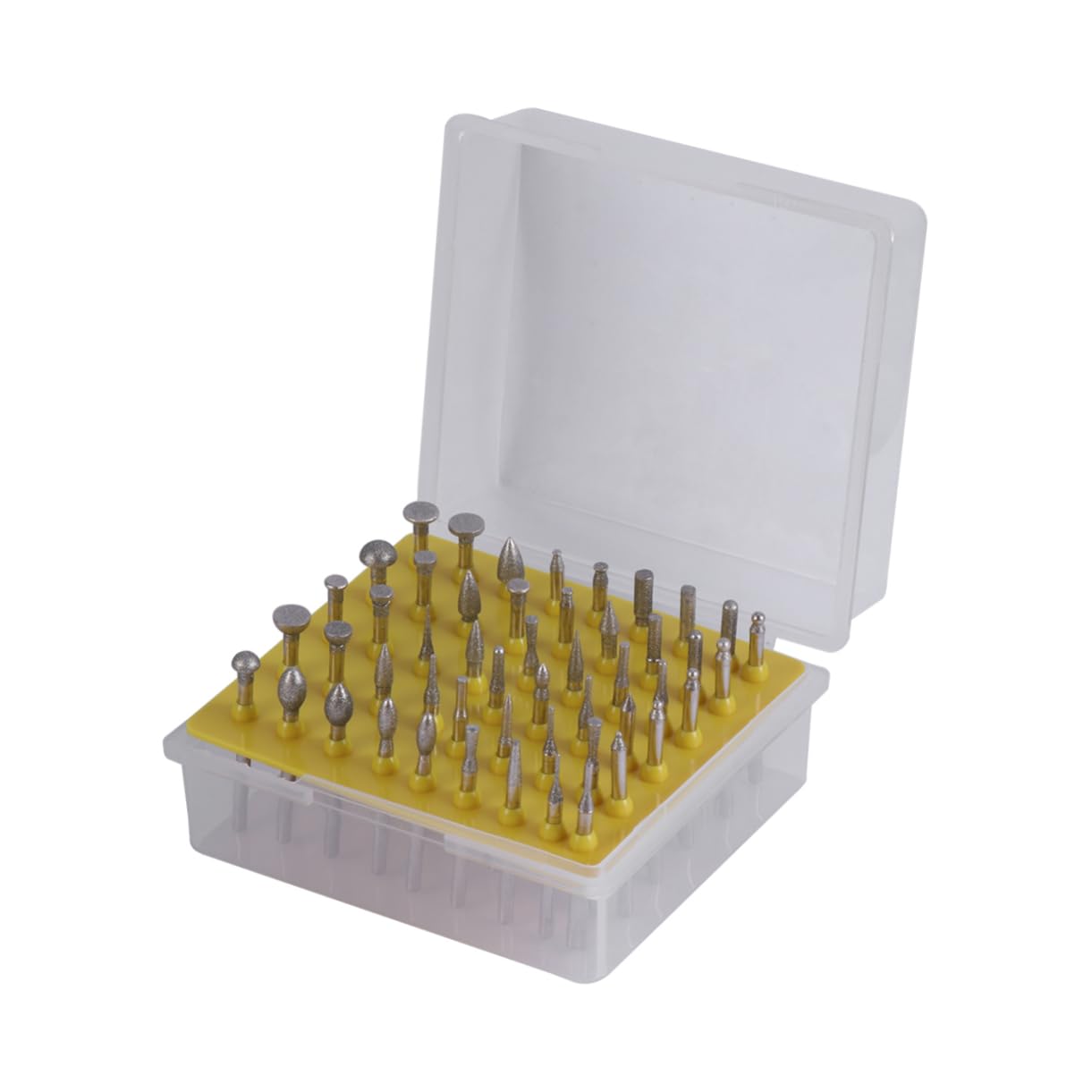 Mèches de meulage diamantées fraises carbure gravure verre métal 50pcs