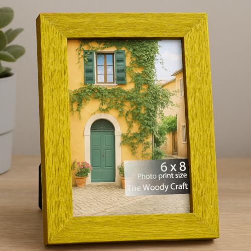 Image of Photo Frame 6x8 inch | Table Photo Frame For Special Occasions | Wooden Photo Frames With Polished Look | Elegant Photo Frames For Wedding Gift