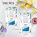200 PCS Tumbler Care Instruction Cards, Double-side Printing Customer Direction Card Cup/Mug/Glass Care Tips for Small Business Online Shop Owner (Eucalyptus, 3.5” x 2”)