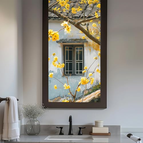 Película de privacidad para ventana flores 17.7"x39.4" miniatura 1