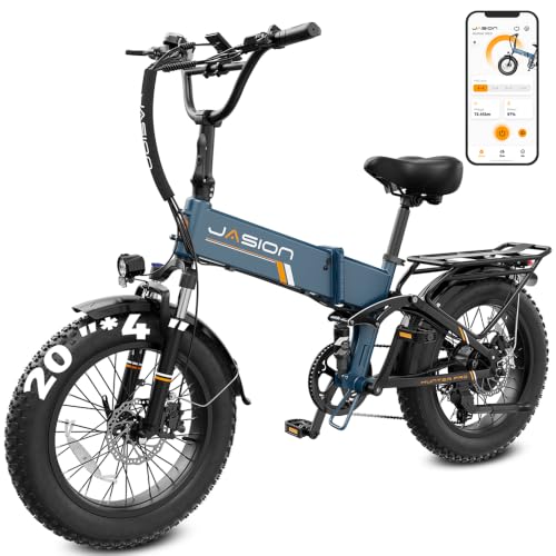 Image of Jasion X-Hunter /ST /PRO Electric Bike for Adults,1800W /1400W Peak 20''Fat Tire Foldable Ebike,Folding E Bike Up to 80 /70 Miles Range,720 /624WH Removable Battery,30 MPH E Bike,Certified by UL2849