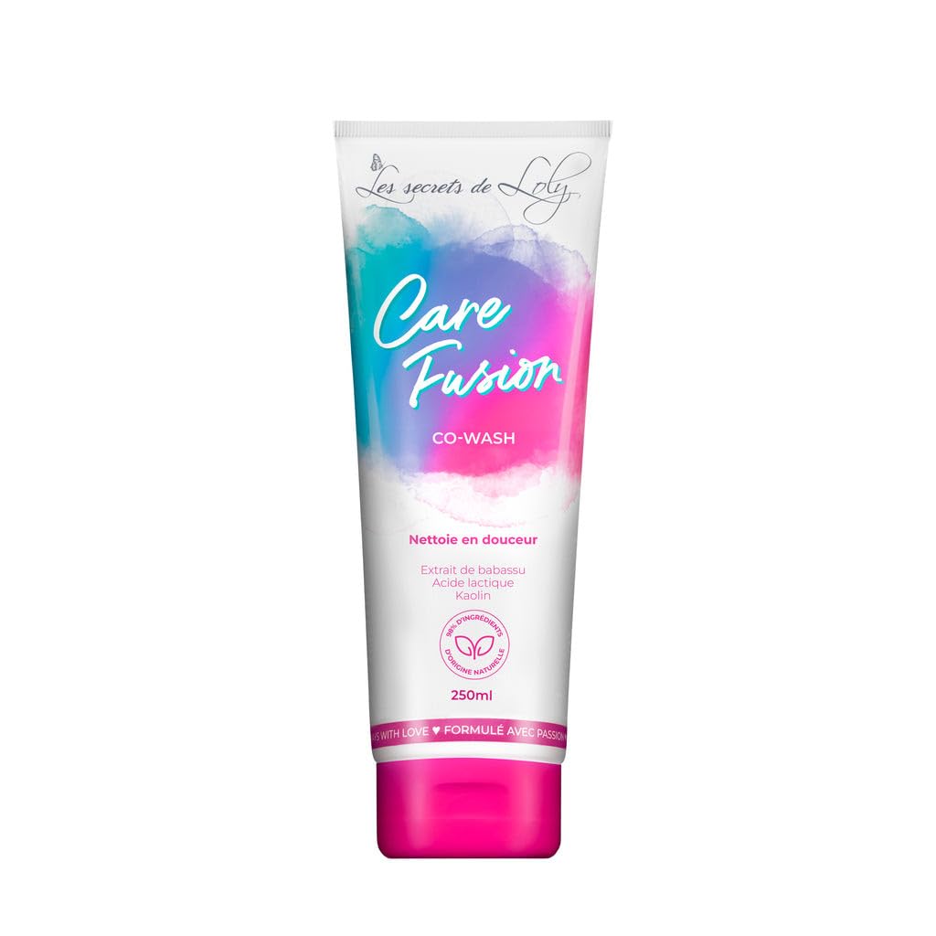 Les Secrets De Loly - Care Fusion - Sulfate Free Co-Wash Shampoo - Moisturizing Hair Care - Vegan Formula - 250 ml