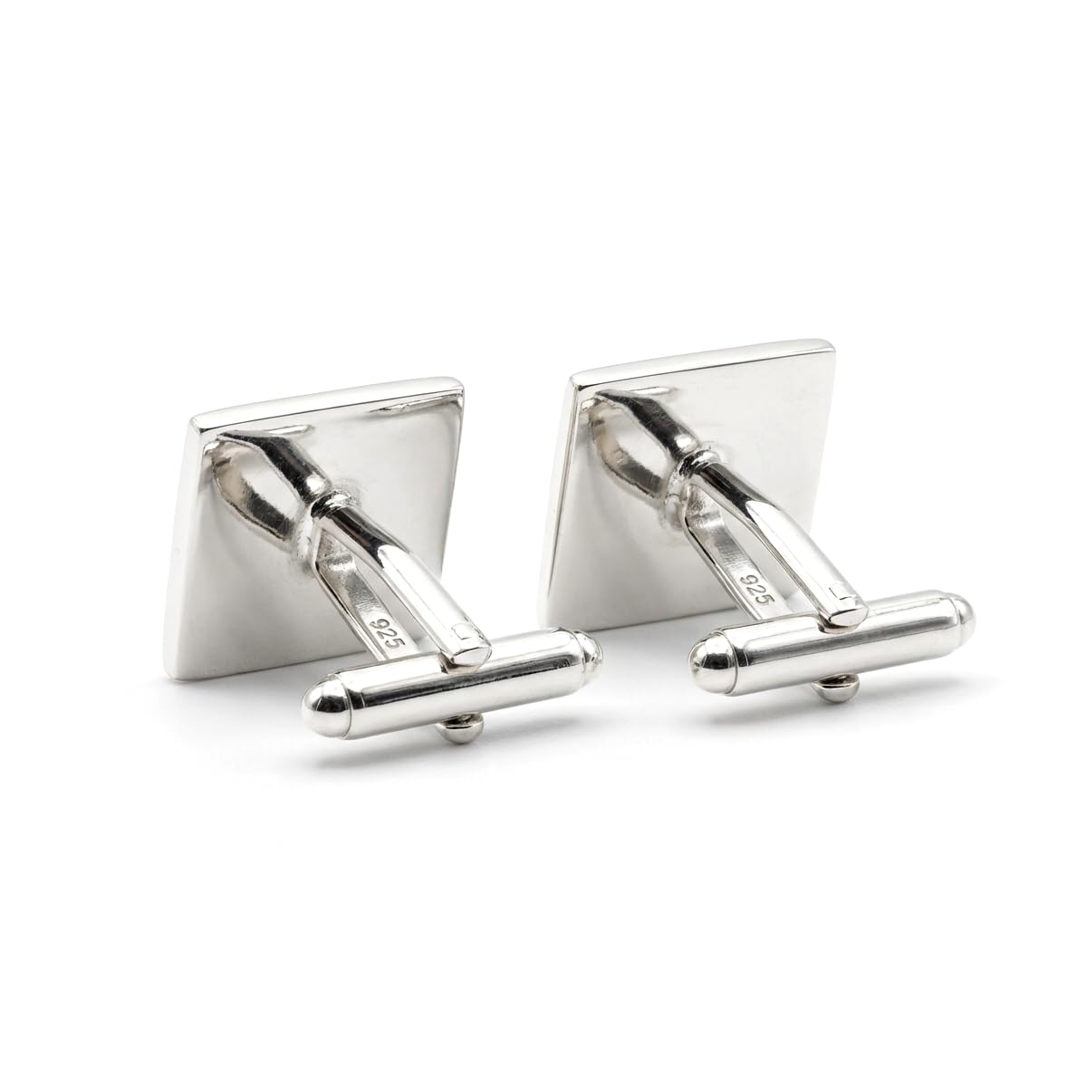 Gemelli quadrati con decorazioni celtiche, in argento Sterling, con confezione regalo