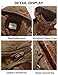 WenVen Men's Winter Fashion Thick Jacket Cotton Travel Clothes Khaki XL