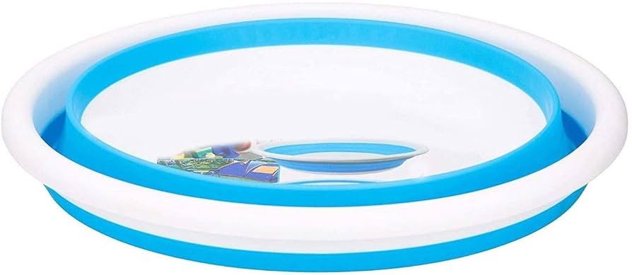 2 Pcs Collapsible Washing Up Bowl, 2 Size Collapsible Bowl, Foldable Washing Up Bowl, Ulti