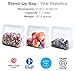 Stasher Re-Usable Food-Grade Platinum Silicone Stand Up Bag for Eating from/Cooking, Freezing and Storing in/Organising/Travelling, 17.80 x 20.30 cm/1.65 Litre/56 Fluid Ounces, Clear