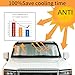 Windshield Sunshade Fit for Toyota Land Cruiser 250 Prado 2024 2025, Folding Car Sun Shade for Front Window, Auto Sun Protection Visors Blocks UV Rays and Keeps Vehicle Cool