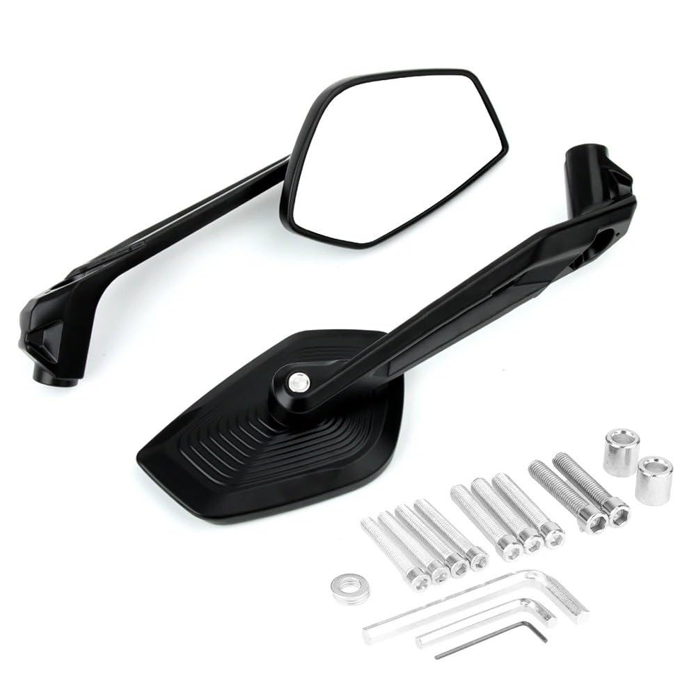 Retrovisor manillar scooter Espejos Retrovisores De Motocicleta Compatible con Ducati Para Desert X Para DesertX Para Desert-X 2022 2023 2024 Para Espejo Lateral CNC Para