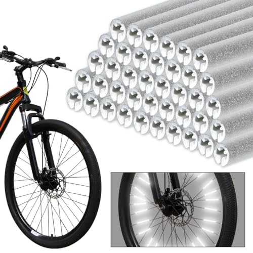 USENG 72 Stück Speichenreflektoren Set,360° Sichtbar Speichenreflektoren...