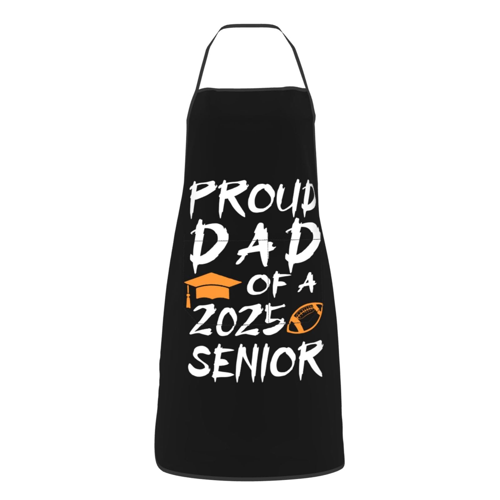 nopicsn Proud Dad of a 2025 Senior Class of 2025 Apron for cooking with Pockets Women Men Kitchen Chef Funny Aprons