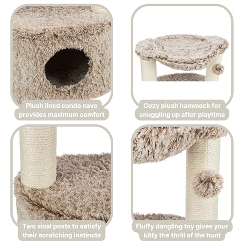 Árbol rascador para gato con hamaca y juguete TRIXIE miniatura 5