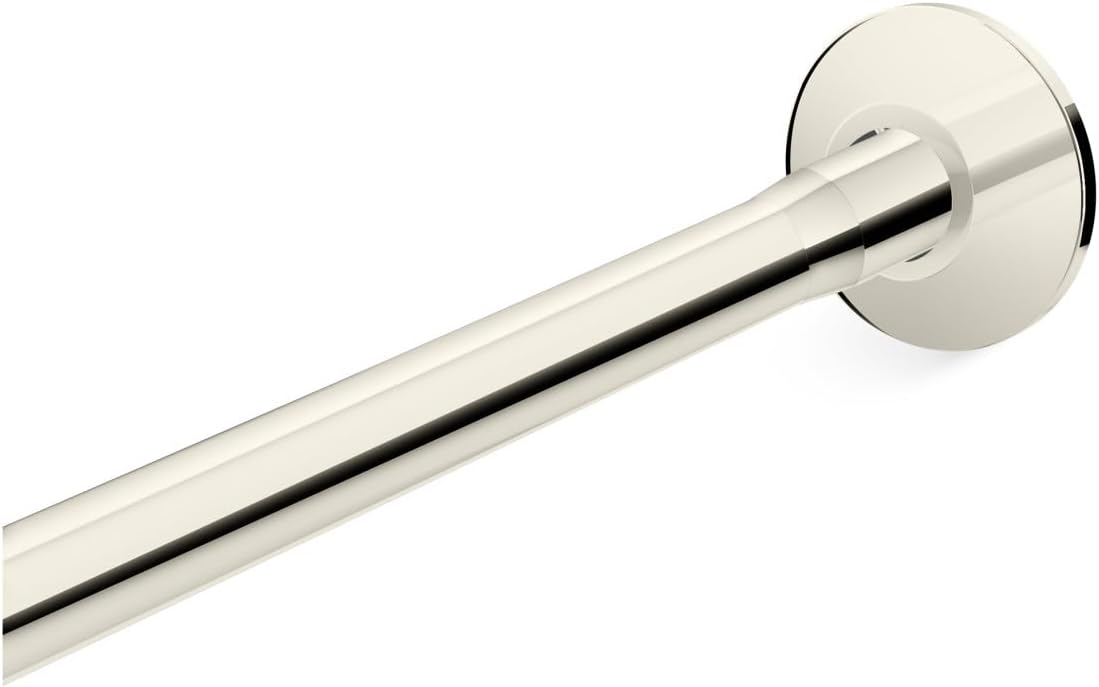 KOHLER K-9350-SN EXPANSE CURVED SHOWER ROD - TRANSITIONAL, Vibrant Polished Nickel