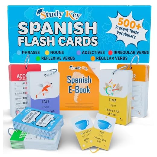 500+ English-Spanish Flash Cards for Learning