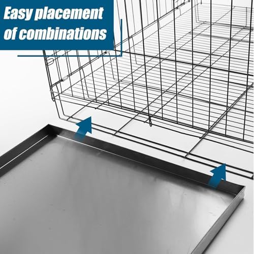 Heavy Duty 201 Stainless Steel Washing Machine Drip Pan, Mini Fridge Tray for Floor Protection, Brushed Finish, 60x100x5cm (23.6x39.4x2.0in), No Hole Design