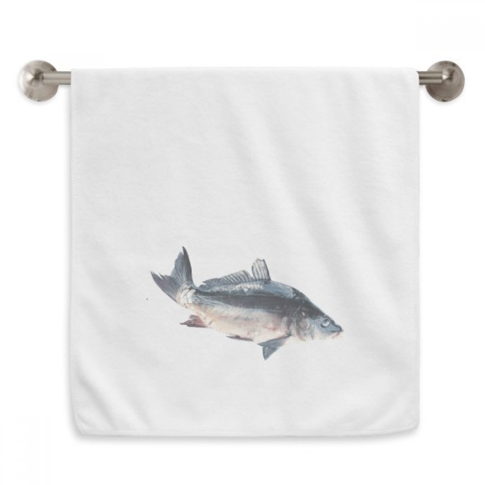 Serviettes Poisson océan DIYthinker essuie-mains blanc 13X29 Pouces