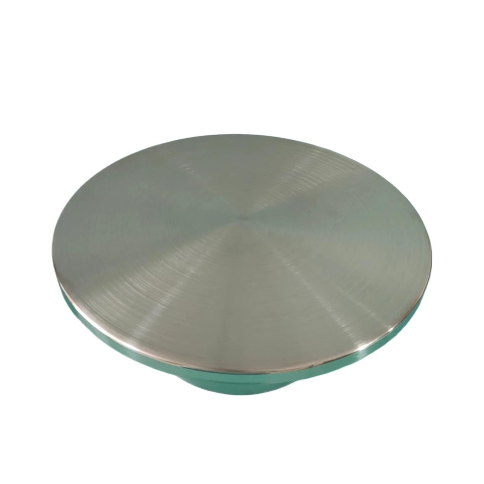 Genérico Plateau tournant antidérapant en Alliage d'aluminium for gâteau à la crème Acier Inoxydable de 12 Pouces(Style A-12 inch)