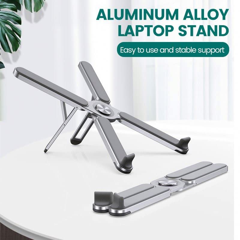 TETZIA-Foldable-Laptop-Desk-Stand-Ergonomic-Design-for-Wrist-Support-Made-from-Aluminum-Alloy-Compatible-with-All-laptops-and-Tablets-Upto-17