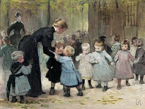 Póster artístico nel parco giochi de Geoffroy, arte con alma para su hogar 60x90