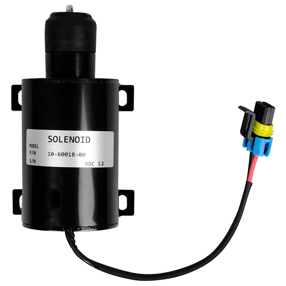 10-60018-00 12VDC Fuel Shut Off Solenoid Fit for Thermo King SB TS Super Reefer Units Replace 44-2823 10-01095-00SV 10-66810-00