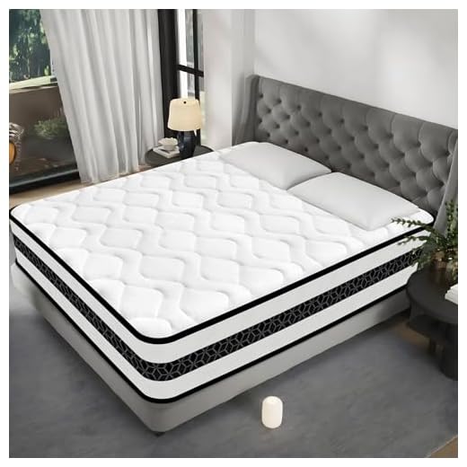 Materasso Matrimoniale 140x190 cm | Lusso Materasso Memory Foam e Molle Insacchettate | Alleviamento dei Punti di Pressione | Anallergico e Antibatterico | Traspirante | Ortopedico 10 Zona | Alto 26cm