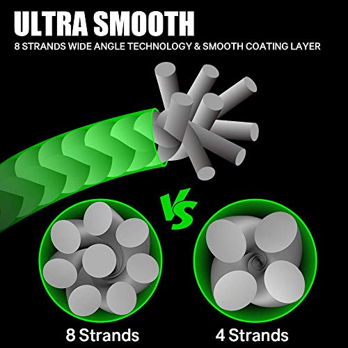 SeaKnight Monster W8 linhas trançadas 8 mechas de 328 jardas/547 metros, linhas de pesca multifilame