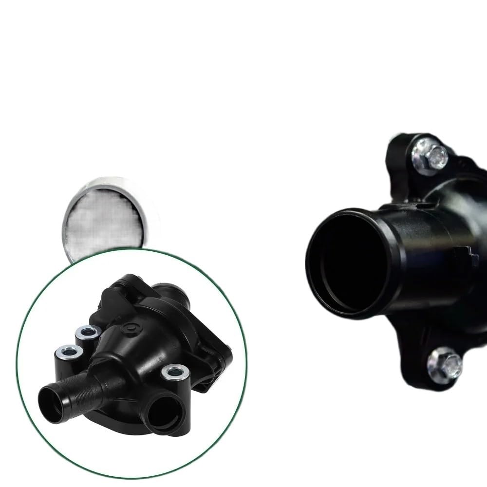 Termostat OBUDOWA TERMOSTATU 31319606 Termostat płynu chłodzącego silnika, zestaw termostatu pasujący do Volvo XC60 S40 S60 J60F, stop aluminium lub plastik