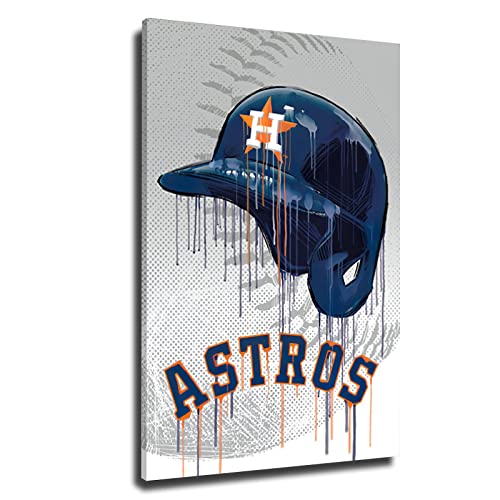 Skysa Houston City Baseball Poster Print Canvas Wall Art Decor For Living Room Large Painting Picture To Fans Noucan cover