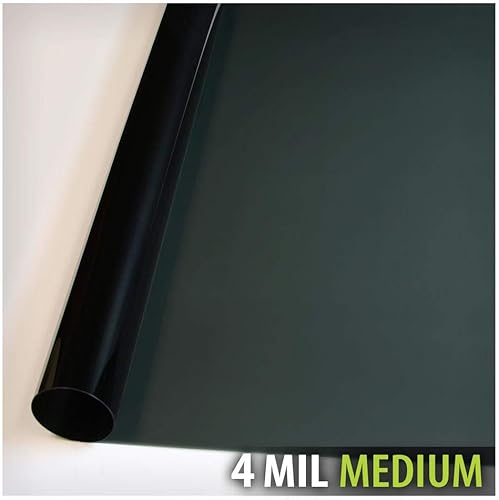 Miniatura 2 de BDF S4MB35 - Película de seguridad y control solar para ventana, 4 mil, color negro, 35 (mediano) - 36 pulgadas x 50 pies
