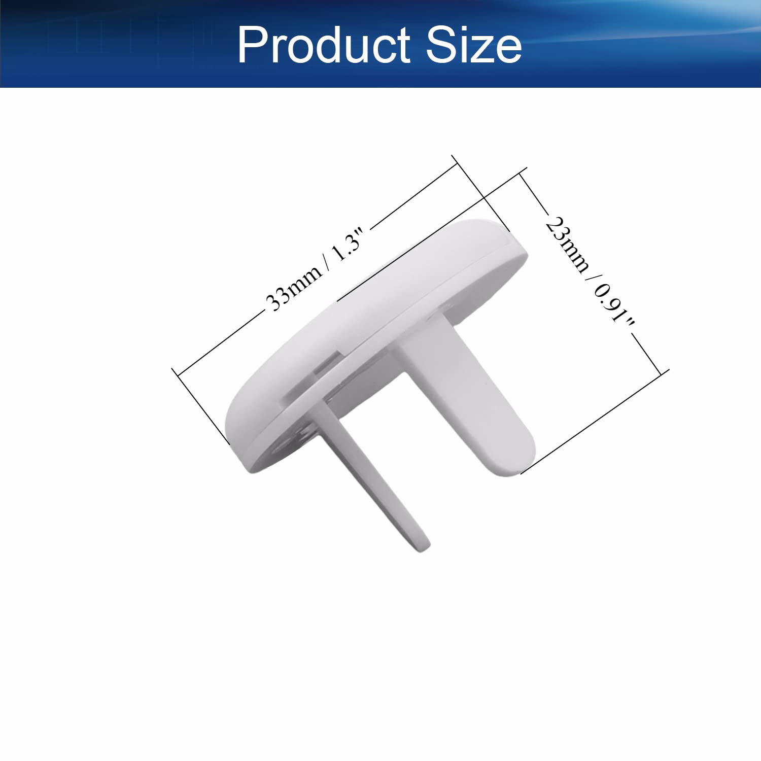 Snapklik.com : 10pcs Outlet Covers Child Proof Plug Cover Electrical ...