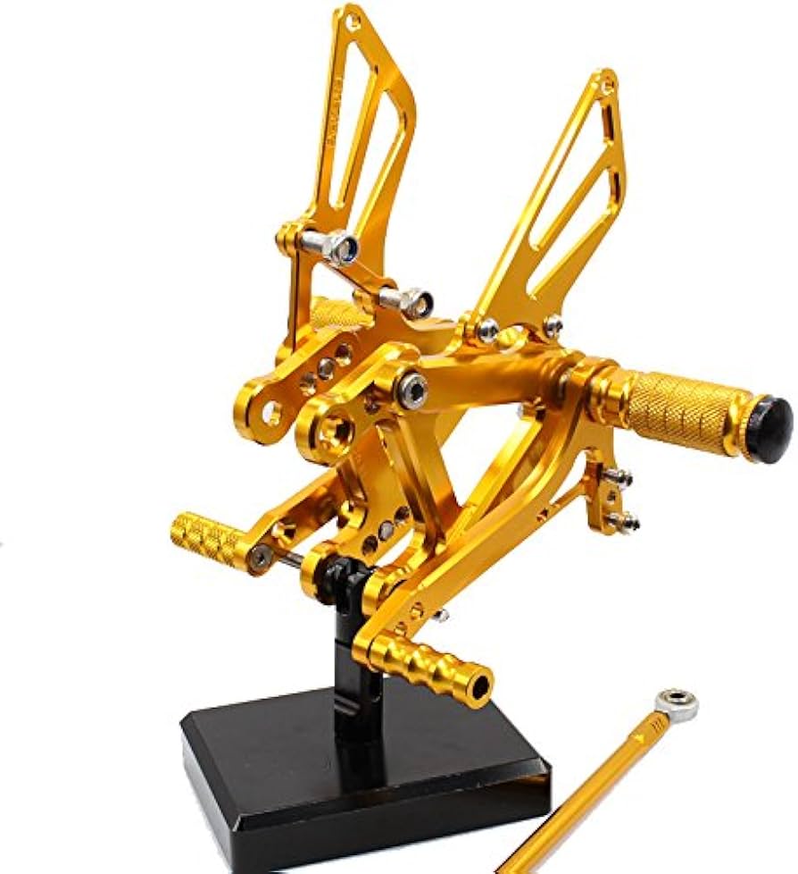 かにざれす Amazon | Krace オートバイアジャスト リアセット フットペグ リア