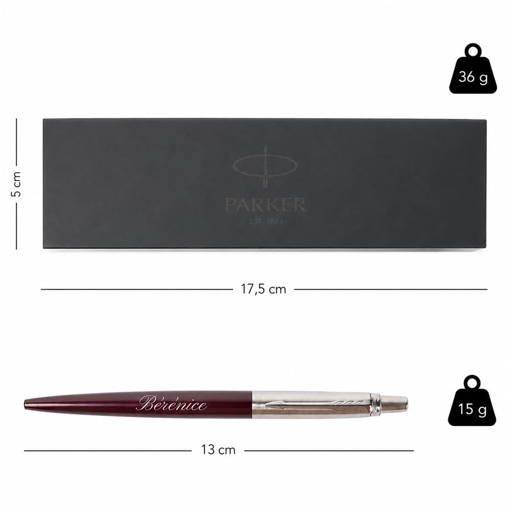 Ocadeau Stylo bille personnalisé Jotter violet avec gravure texte – Stylo bille Jotter Core violet personnalisable