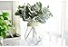 APHER 5 PCS Artificial Flocked Lamb's Ear Leaf Fake Greenery for Wedding Home DIY Decor