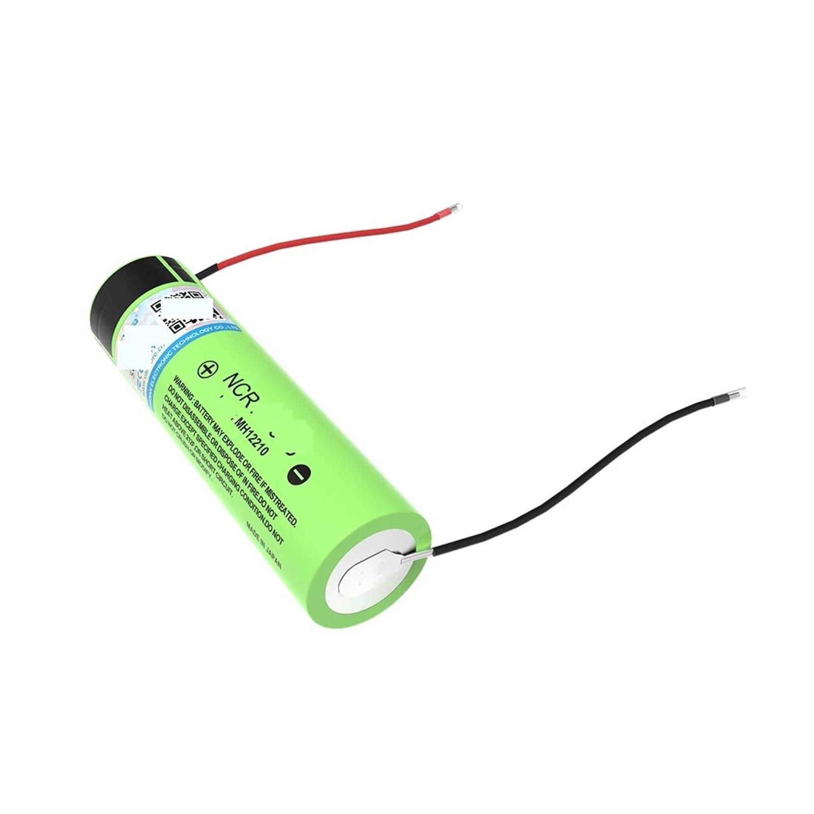 Batteria ricaricabile da 3,7 V 3400 mAh, con cavo di gel di silice for saldatura fai-da-te(5PCS battery)