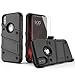 Zizo Bolt Series Compatible with iPhone Xs Max case Military Grade Drop Tested with Tempered Glass Screen Protector Holster Kickstand Gun Metal Gray