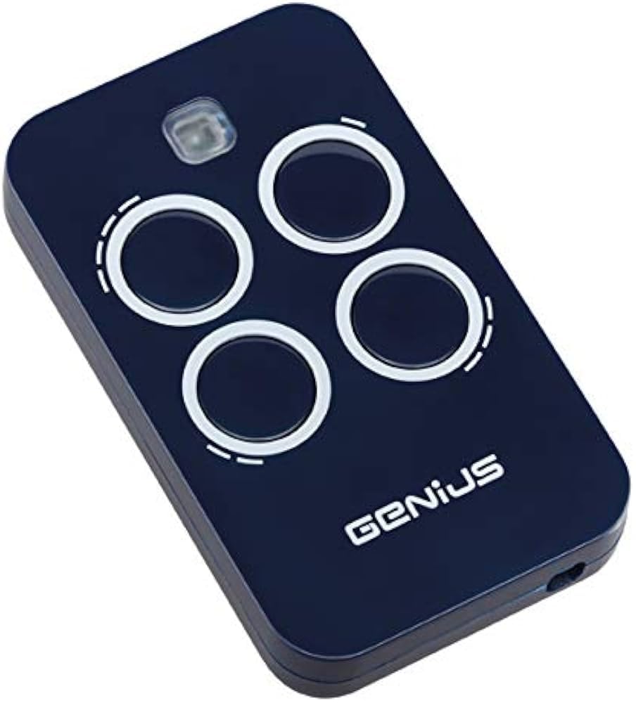 6100334 Echo TX4 transmisores bicanal con frecuencia 433 MHz GENIUS