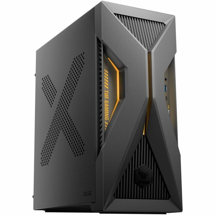 Image of TUF t500 T500MV-DB553 Gaming Desktop Computer - Intel Core i5 13th Gen i5-13420H - 16 GB - 512 GB PCI Express NVMe 4.0 SSD - Tower - Solar Eclipse Gray