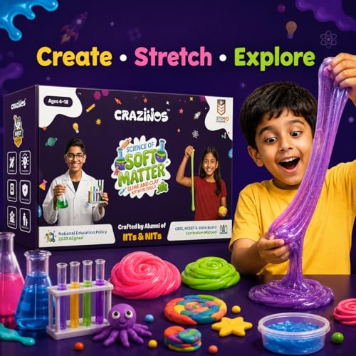 Image of Slime & Clay Sensory Play Kit for Kids, Age 3-12