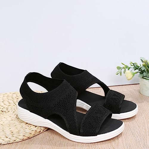 Chaussures de marche légères compensées sandales été pour femme