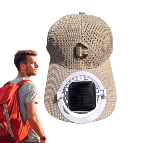 Casquette baseball à ventilateur pour camping et randonnée sous le soleil