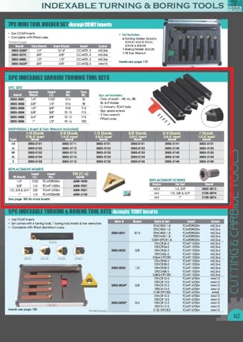 Outil tournant indexable Hhip fini sans vibration queue 3/8 - 3