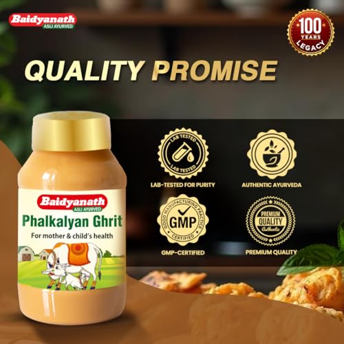 Image of Baidyanath Phalkalyan Ghrita - 100 ml | Ayurvedic Blend with Withania, Triphala, and Asparagus for Women